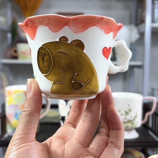 手绘高温釉下彩陶瓷