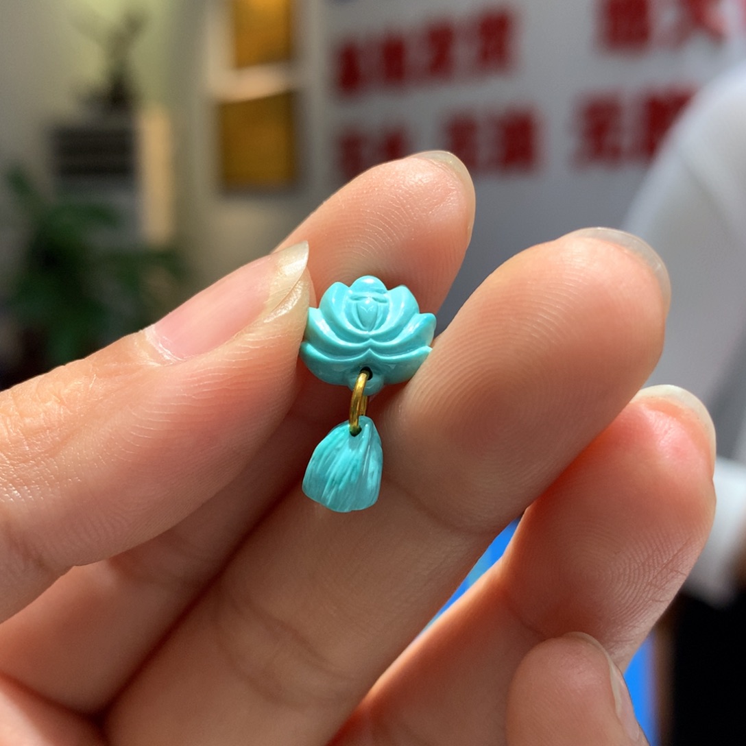 绿松石未镶嵌配饰