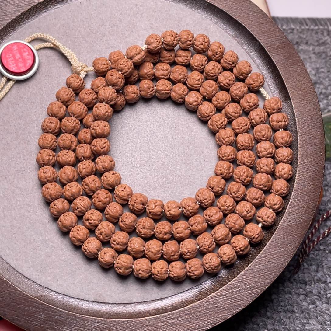 手串金刚菩提噗*、梅朵头货佛手108尺寸7.2