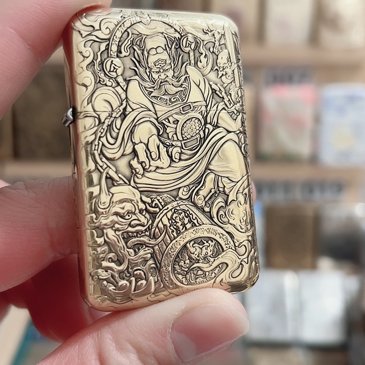 佐罗三代790浮雕新款钟馗超薄火机