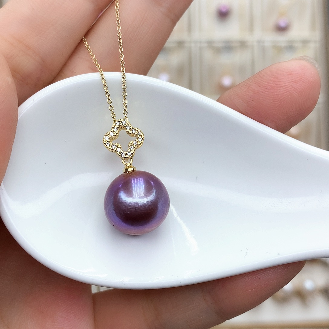 淡水珍珠颈饰合金