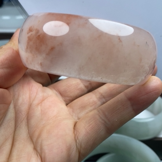 石英质玉（金丝玉）未镶嵌手镯