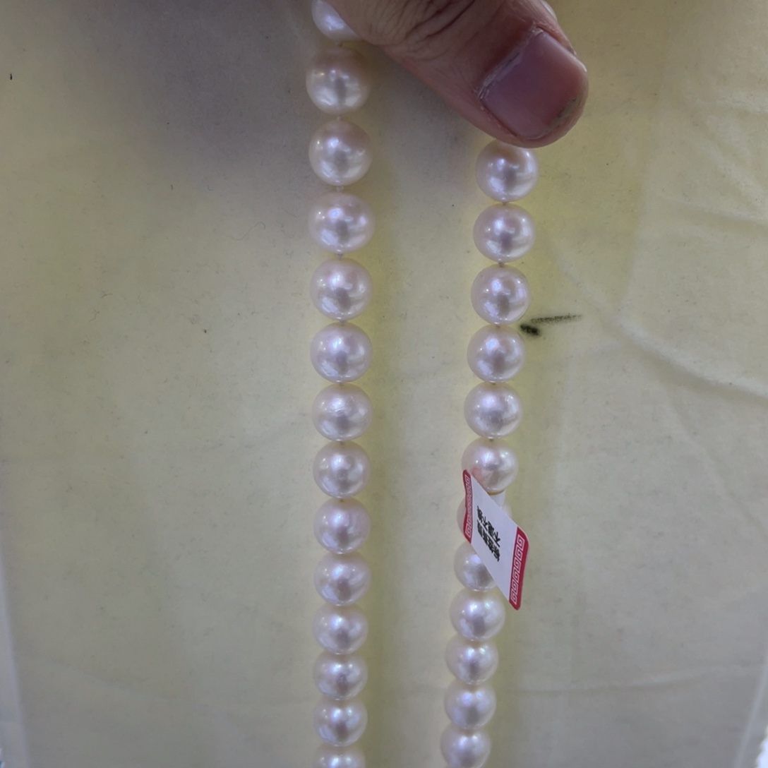 淡水珍珠项链银S925镶嵌