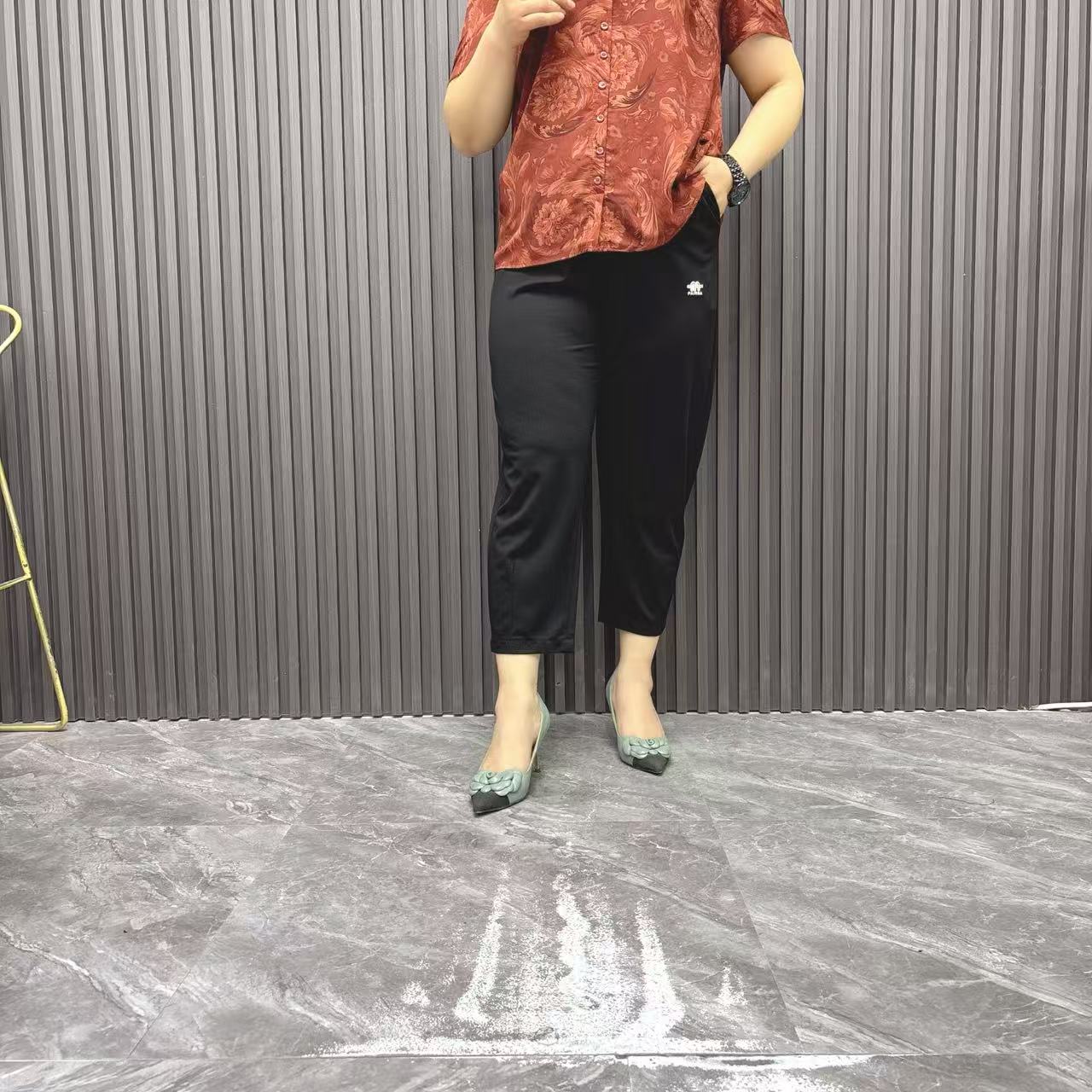 肥大码加大加肥夏季休闲8分裤2963款