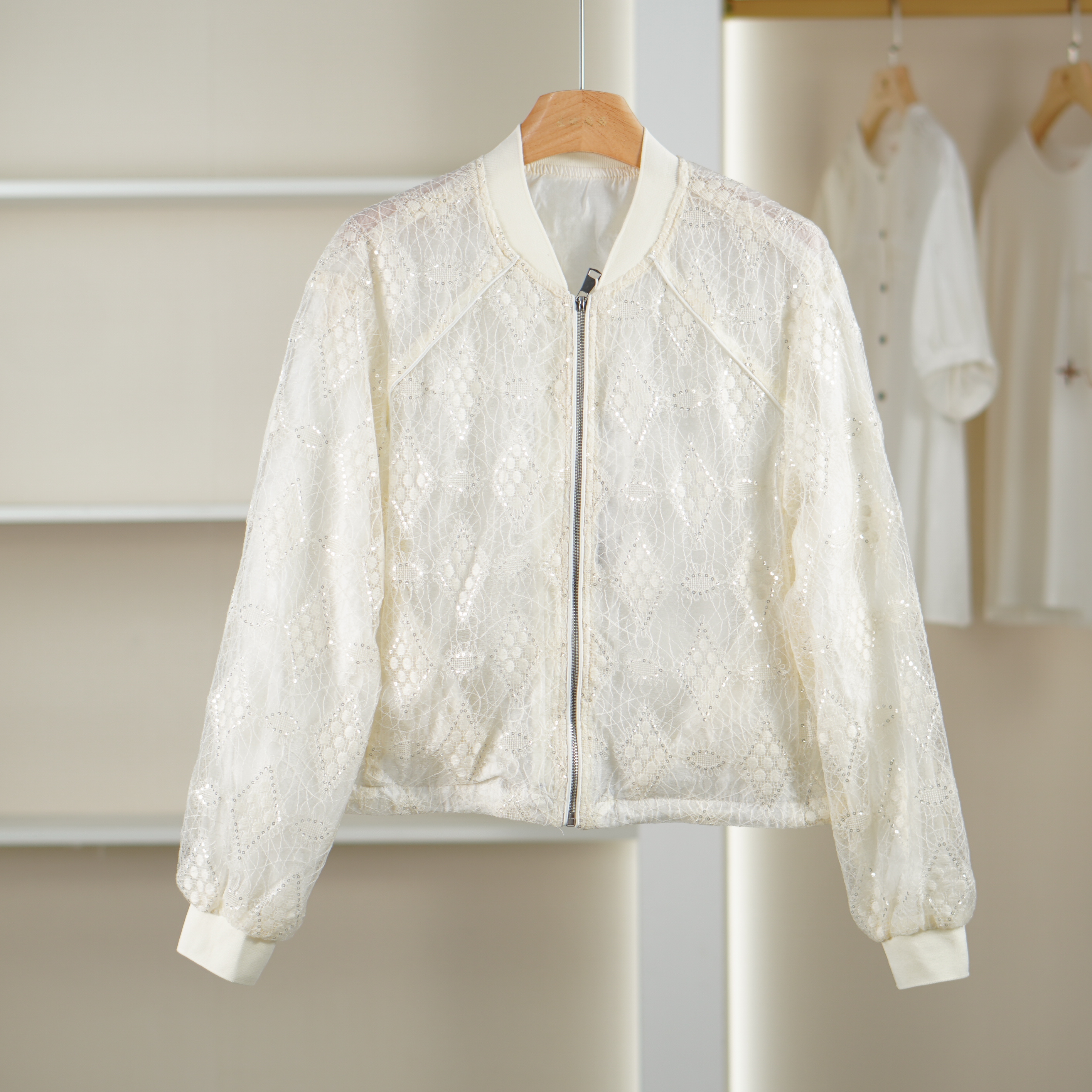 【麦迪尚品·品牌新款】50823109 春季时尚重工棒球服外套品牌女装