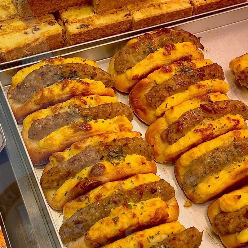 猪扒包堡学生早餐芝士猪肉夹心面包汉堡猪排包加热即食早餐半成品