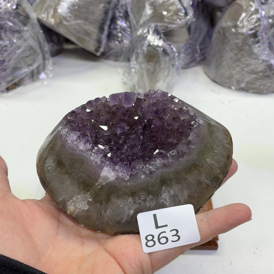 未镶嵌水晶摆件天然紫水晶