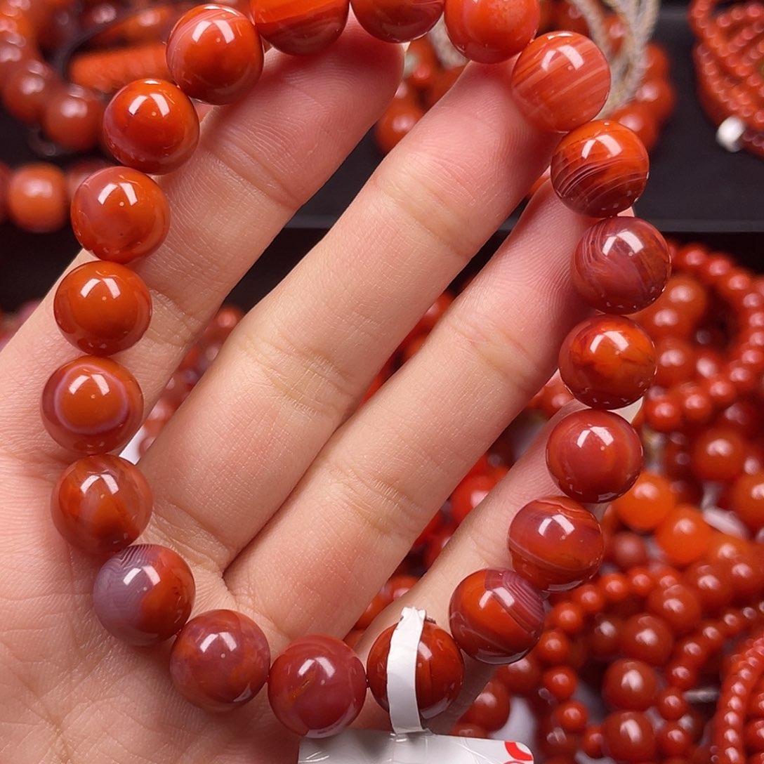 未镶嵌手链南红玛瑙