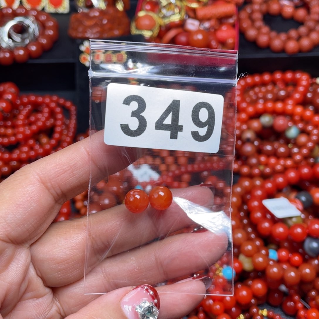 南红玛瑙珠子未镶嵌高***D