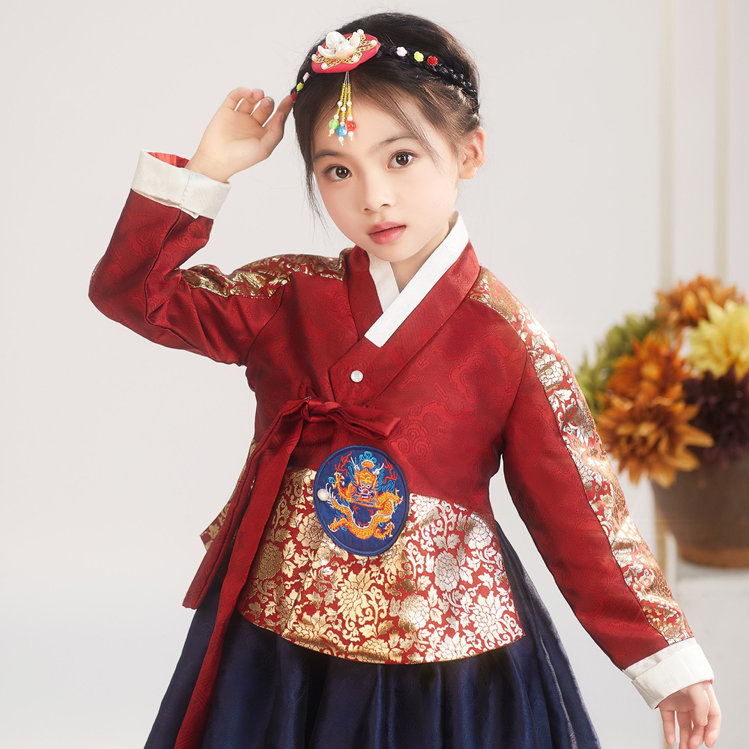 古风朝鲜族服女孩民族风表演服亲子旅拍写真服韩服礼服舞蹈演出服