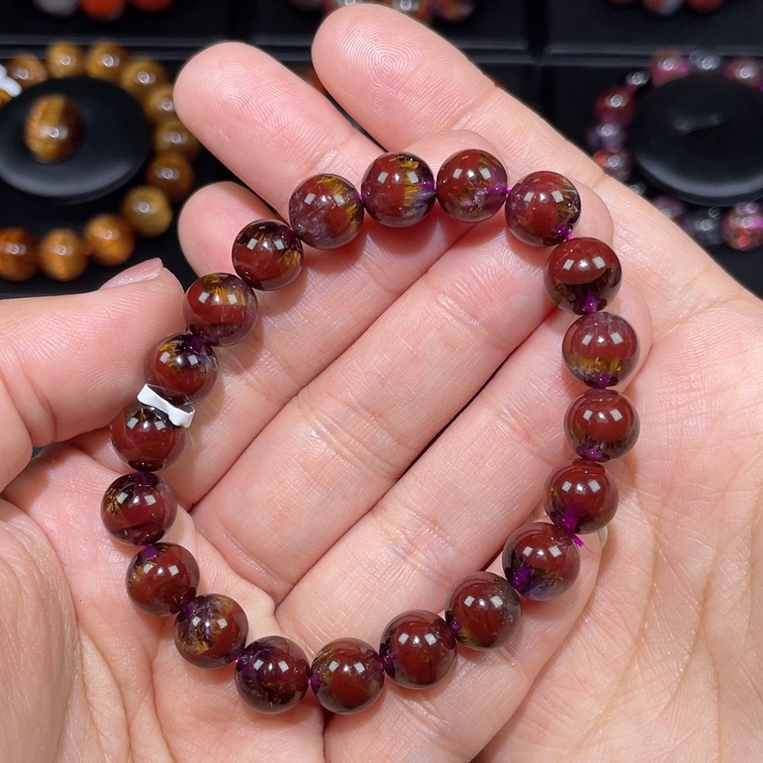 水晶极光单圈手链A9.5-144未镶嵌高*高