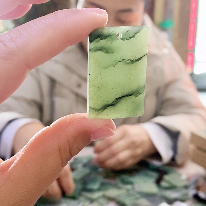 密玉（石英质玉）手链未镶嵌