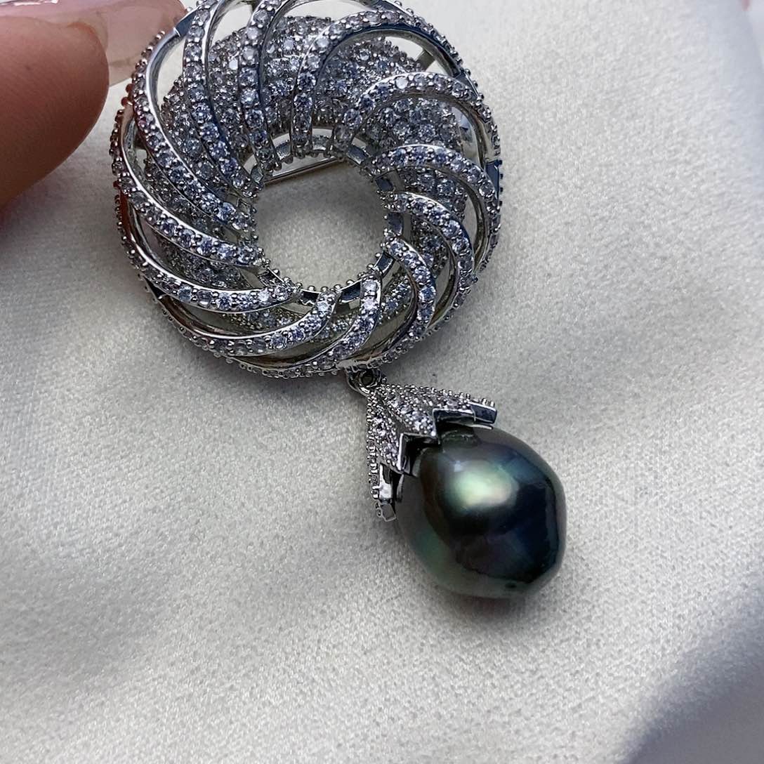 【闪购商品】海水珍珠胸针未镶嵌49