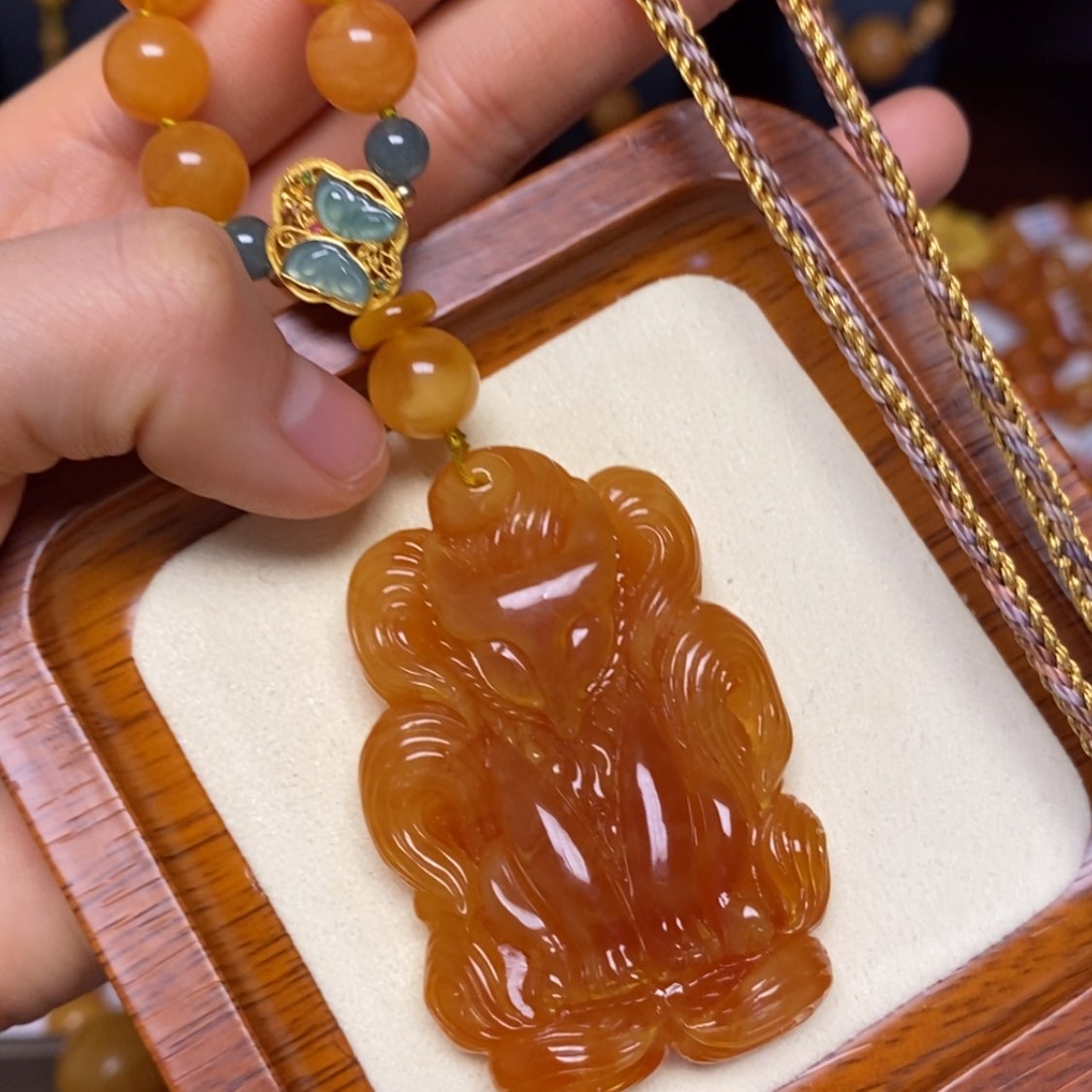 【闪购商品】蜜蜡颈饰未镶嵌项链