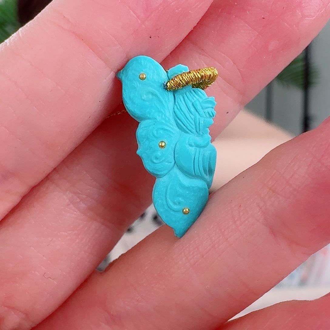 未镶嵌绿松石珠宝奇石