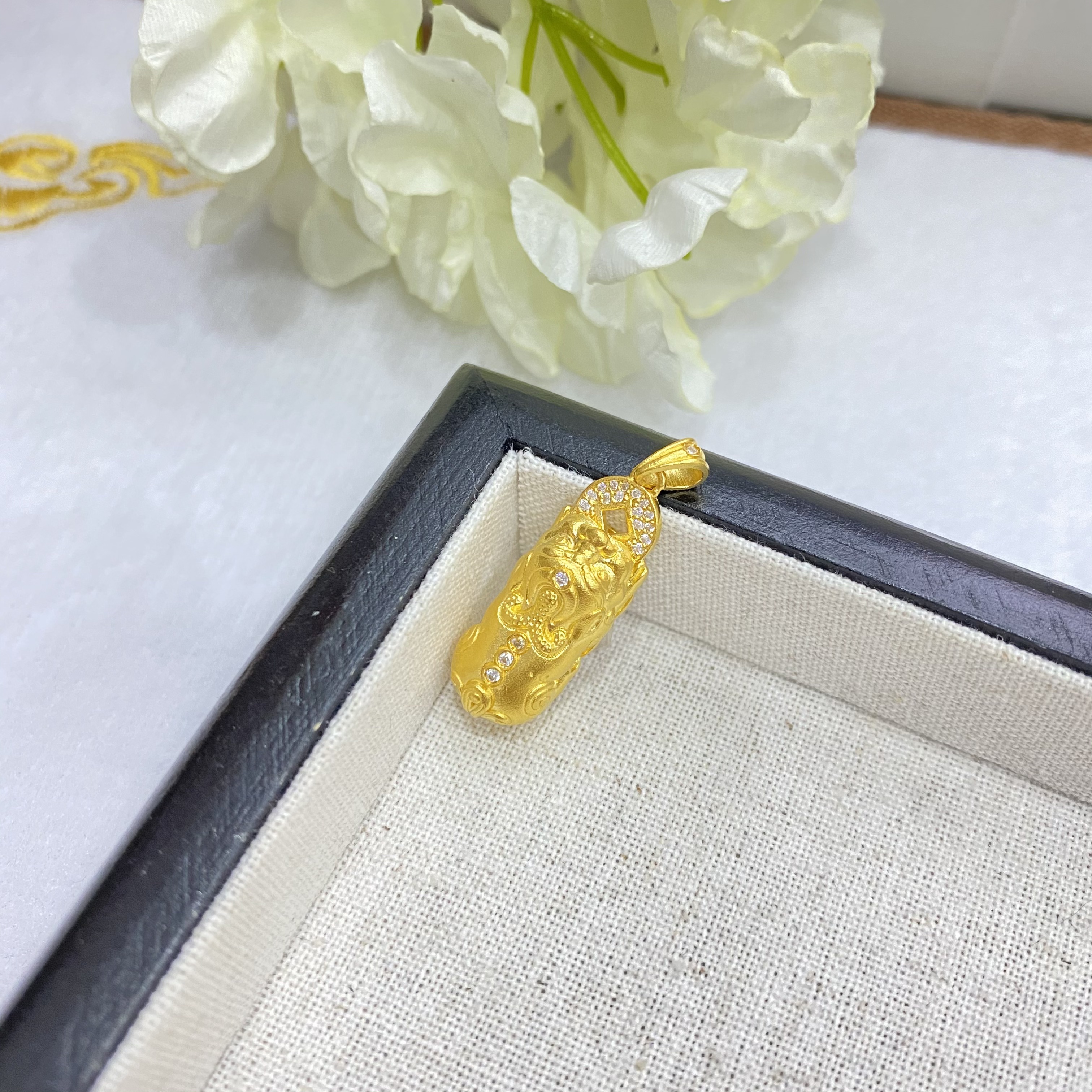 足金999黄金5G工艺时尚气质貔貅吊坠