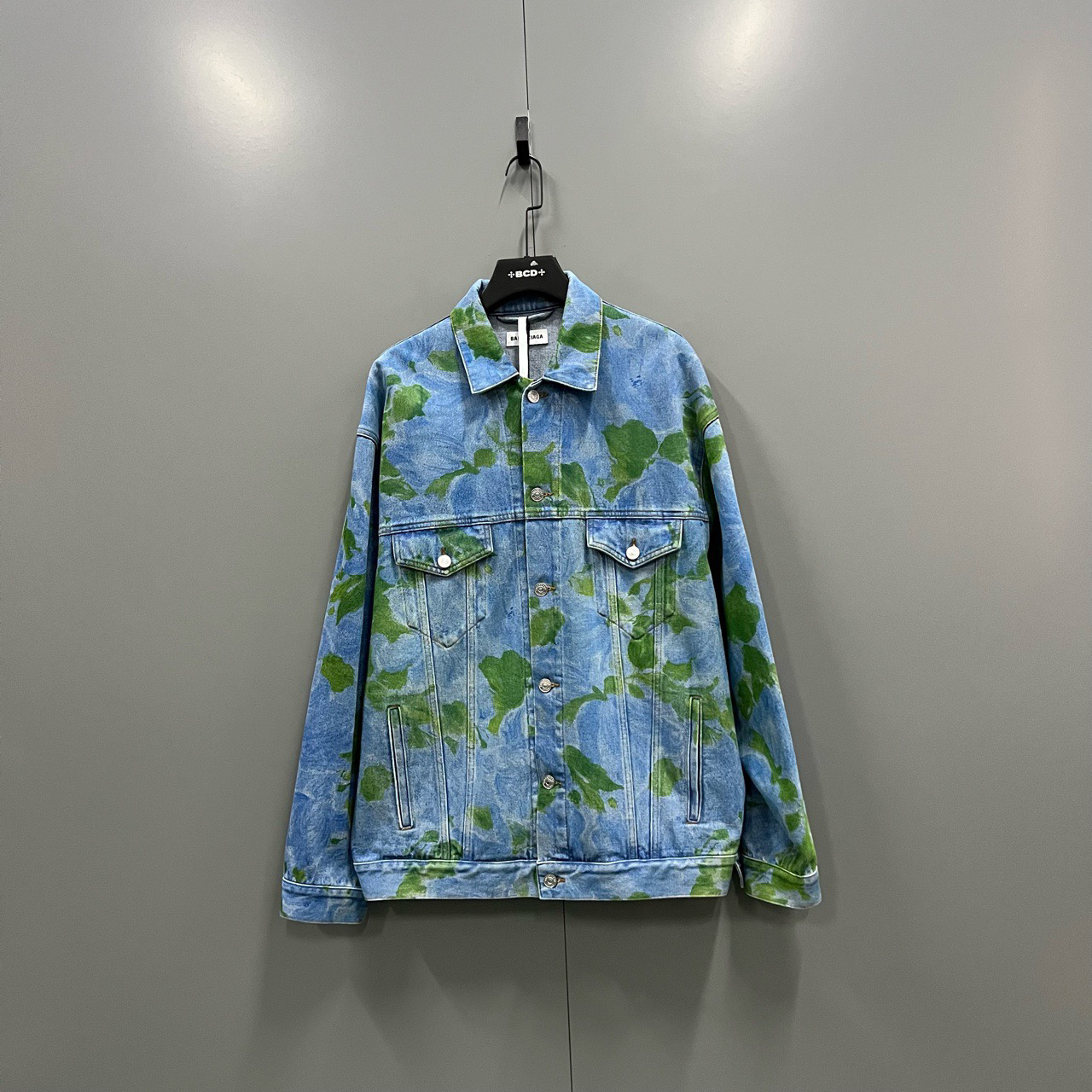 （jp）112 Balenciaga 巴黎世家 苔藓印花牛仔夹克 38码/98新/12800