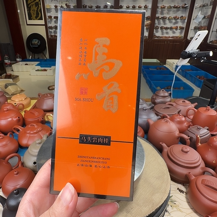 茶壶紫砂马头岩肉桂