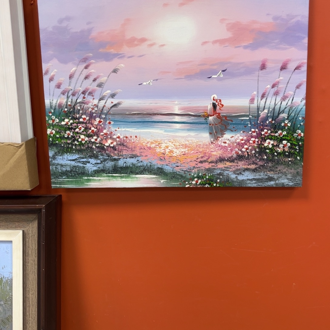 手工手绘油画内框30+40尺寸