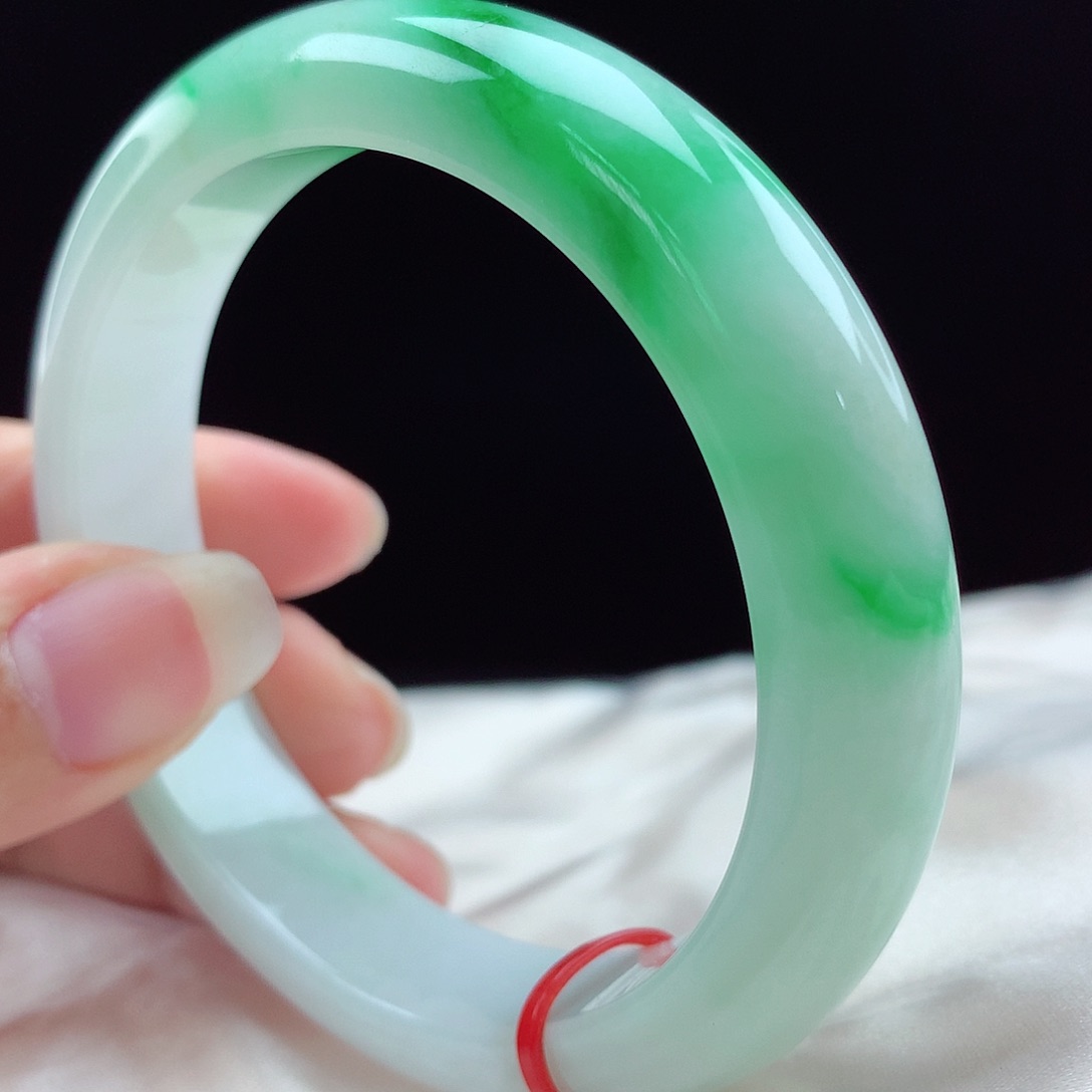 未镶嵌手镯翡翠小*黄96784，