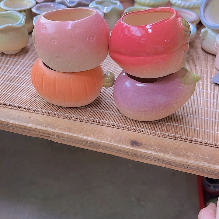 红陶陶瓷花盆单场满12包邮