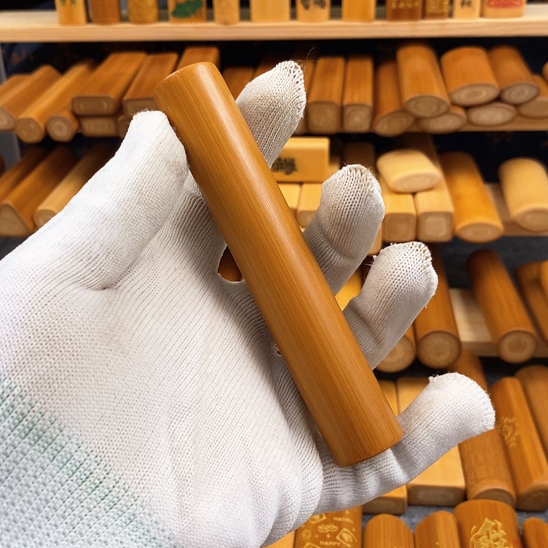 竹实心竹圆柱红皮素竹