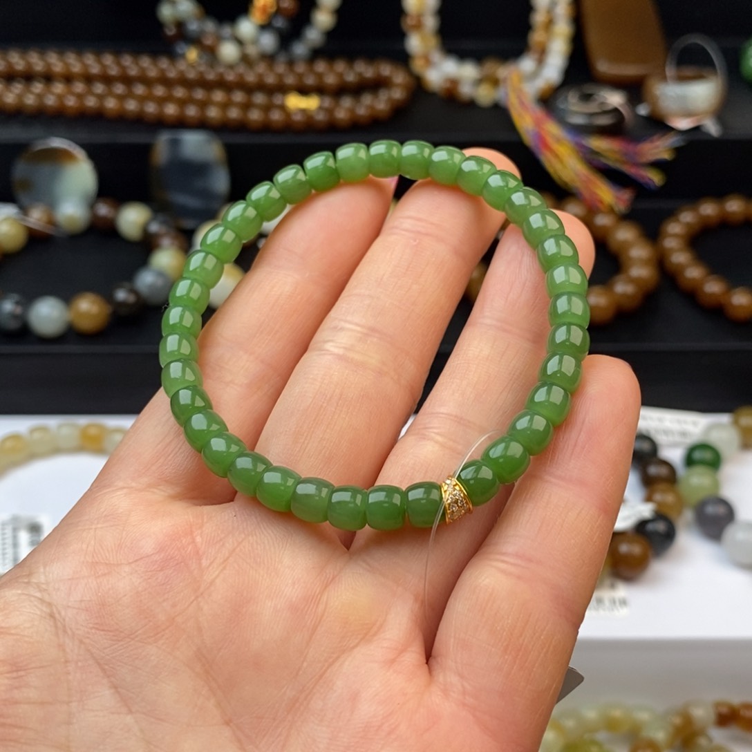 和田玉手链未镶嵌