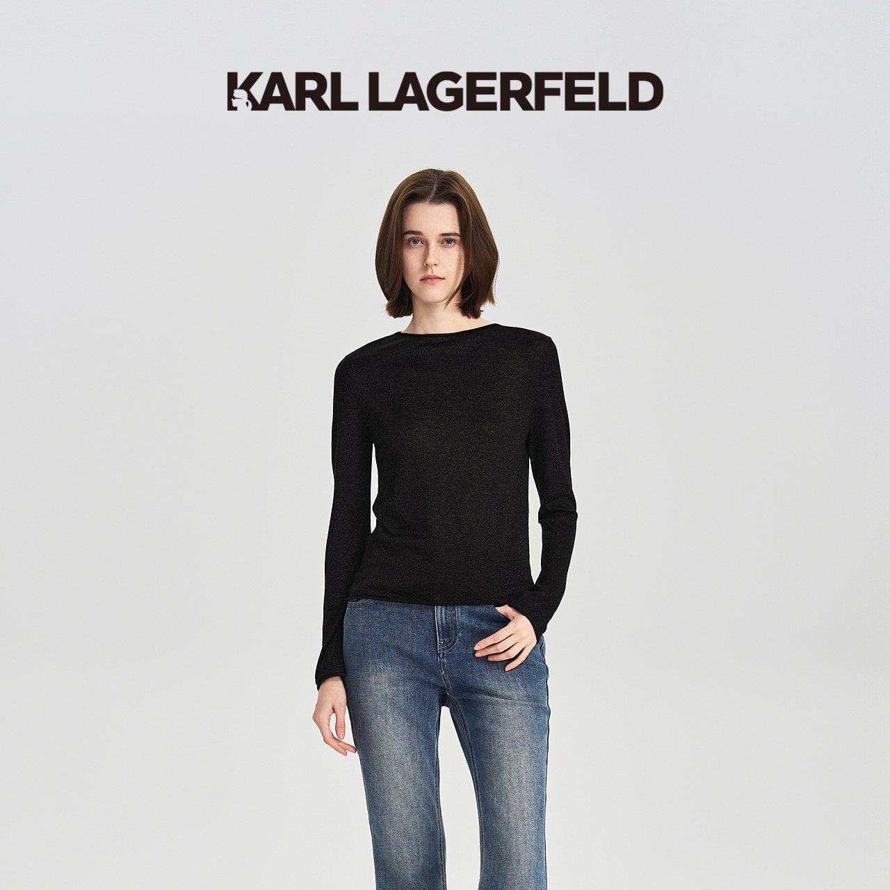 【李老板专属】KARLLAGERFELD秋季新款羊毛衫M26E2338