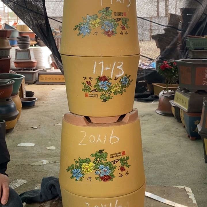 紫砂花盆紫砂紫砂