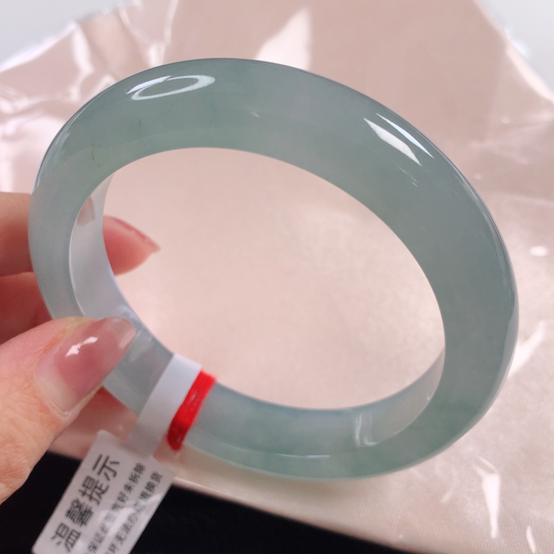 未镶嵌手镯翡翠 正圈261冰蓝⭐⭐⭐⭐⭐强烈推荐