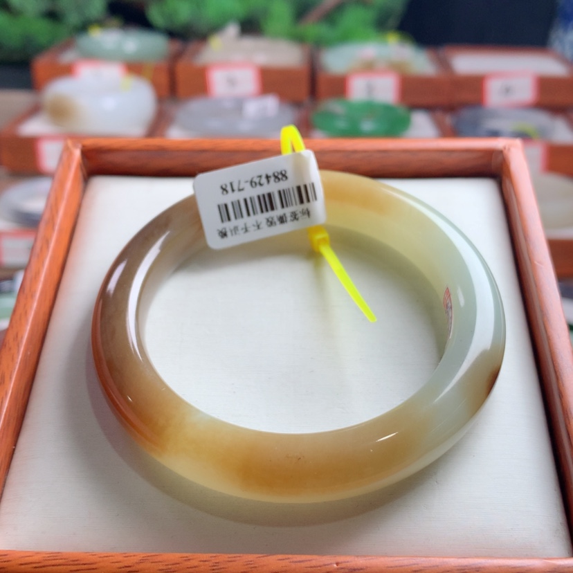 【闪购商品】和田玉手镯未镶嵌55.3