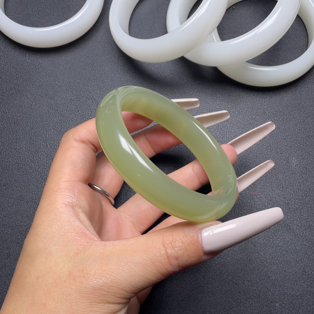 非***扰58圈口正圈湖水绿