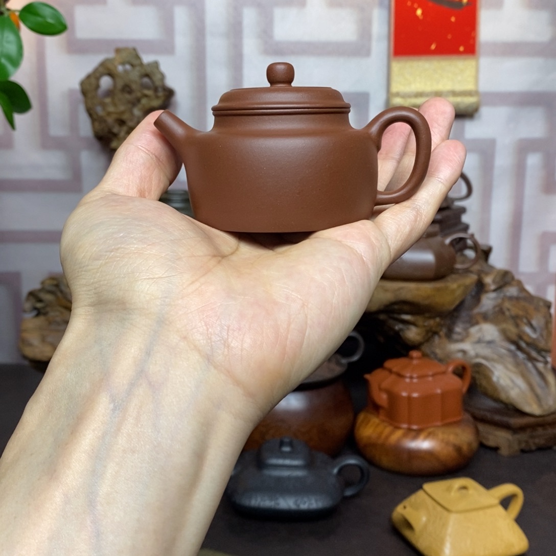 紫砂茶壶紫砂茶具底槽青德钟