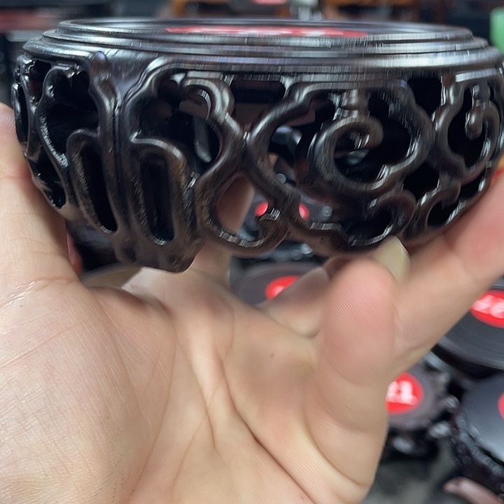 手工艺品琉璃红木底座工艺品9