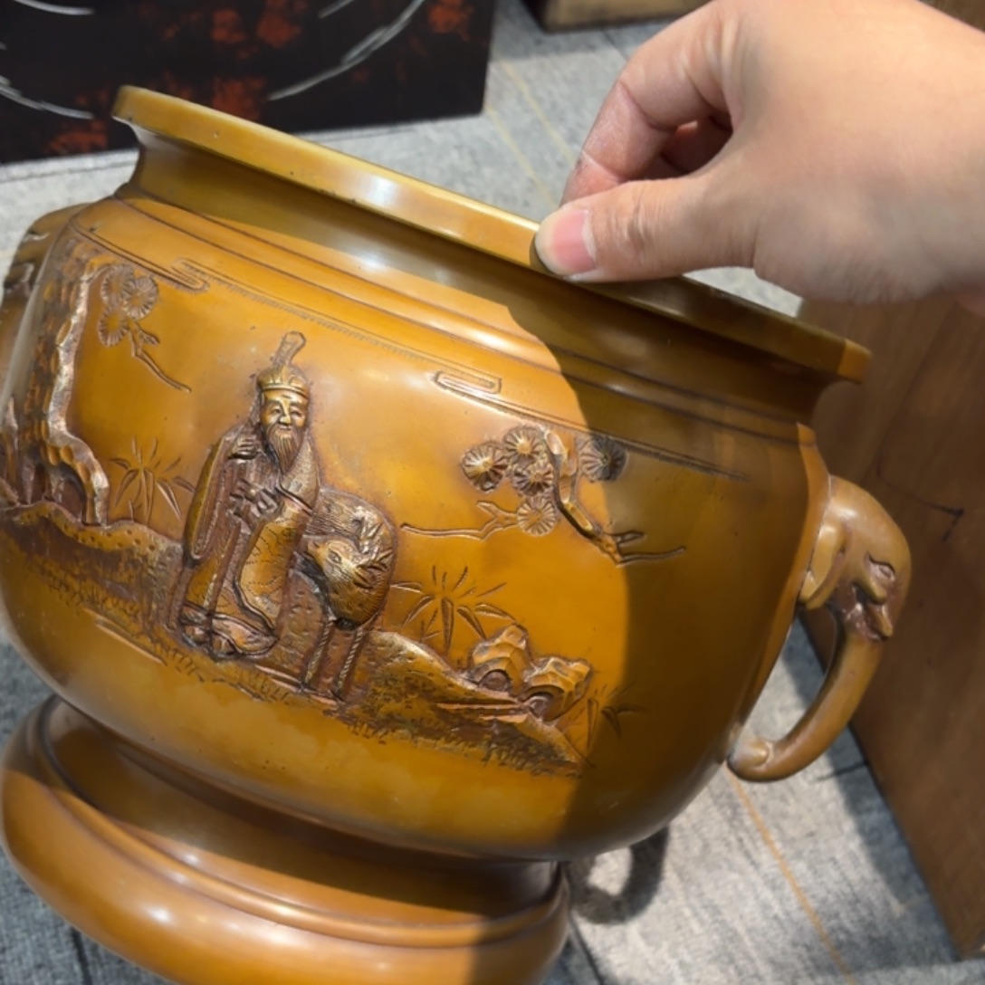 巨***缘瓷片非常好用漂亮的茶具