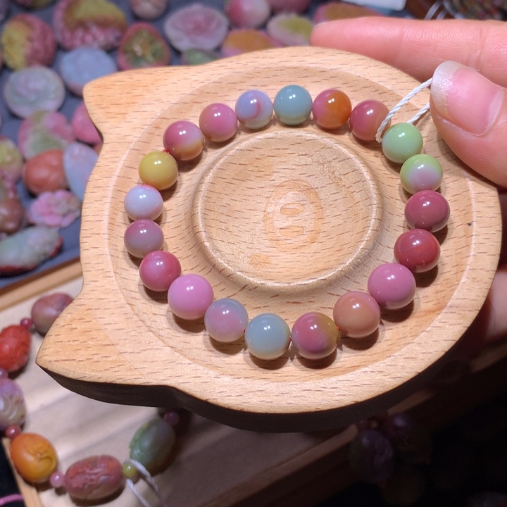 玛瑙/玉髓未镶嵌手链盐源玛瑙