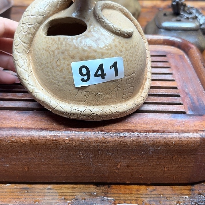 纯手工制作粗陶茶具