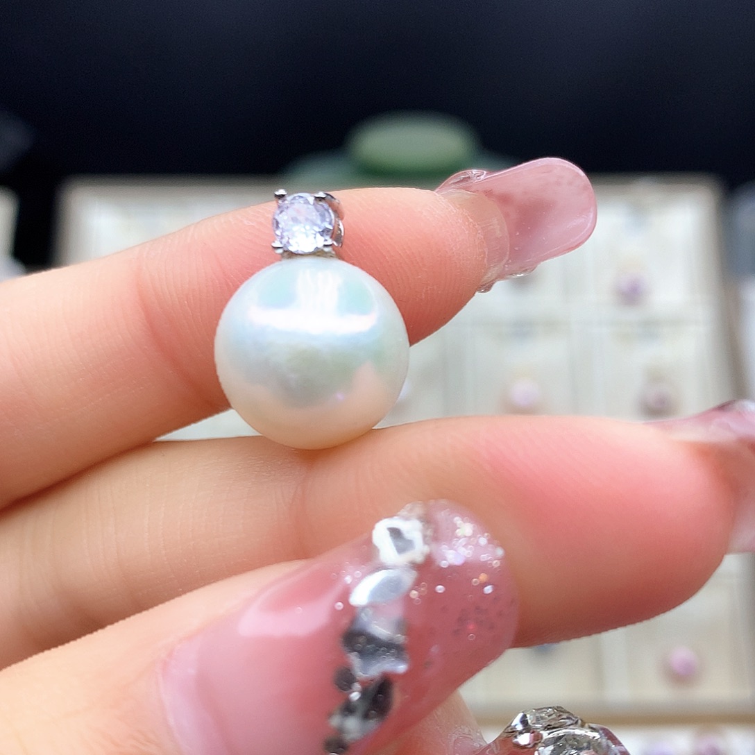 淡水珍珠颈饰合金