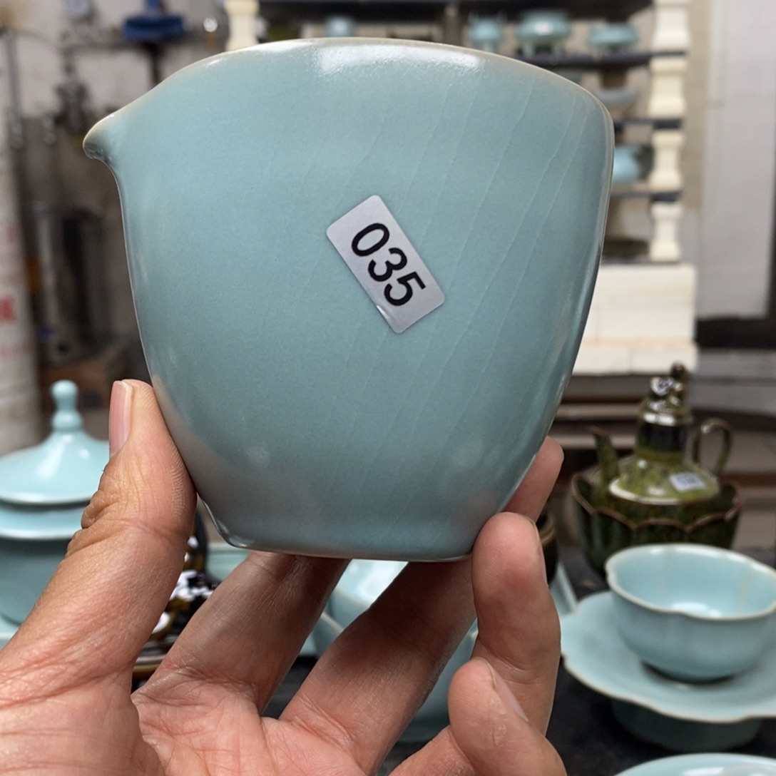 陶瓷公道杯抱朴瓷器仿古一级