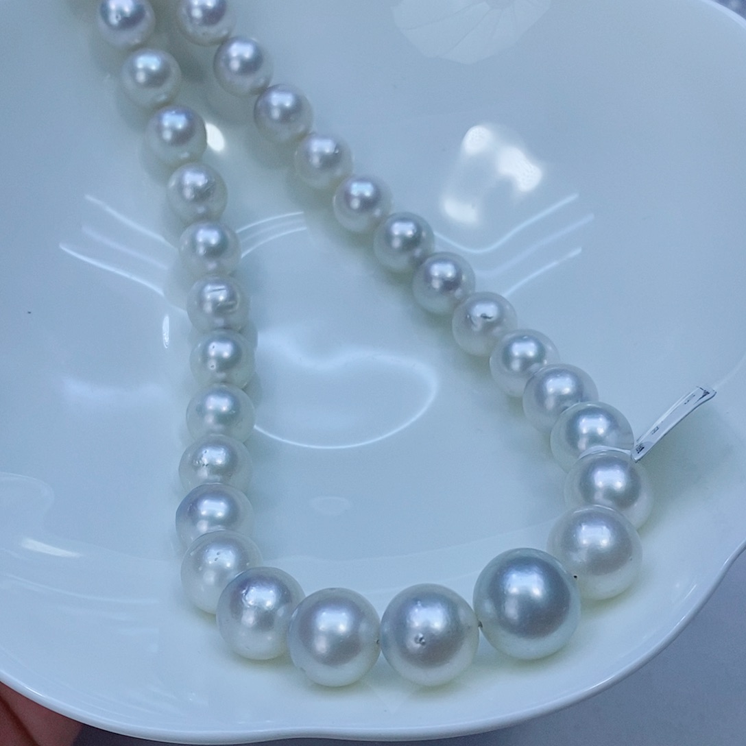 海水珍珠银S925镶嵌颈饰