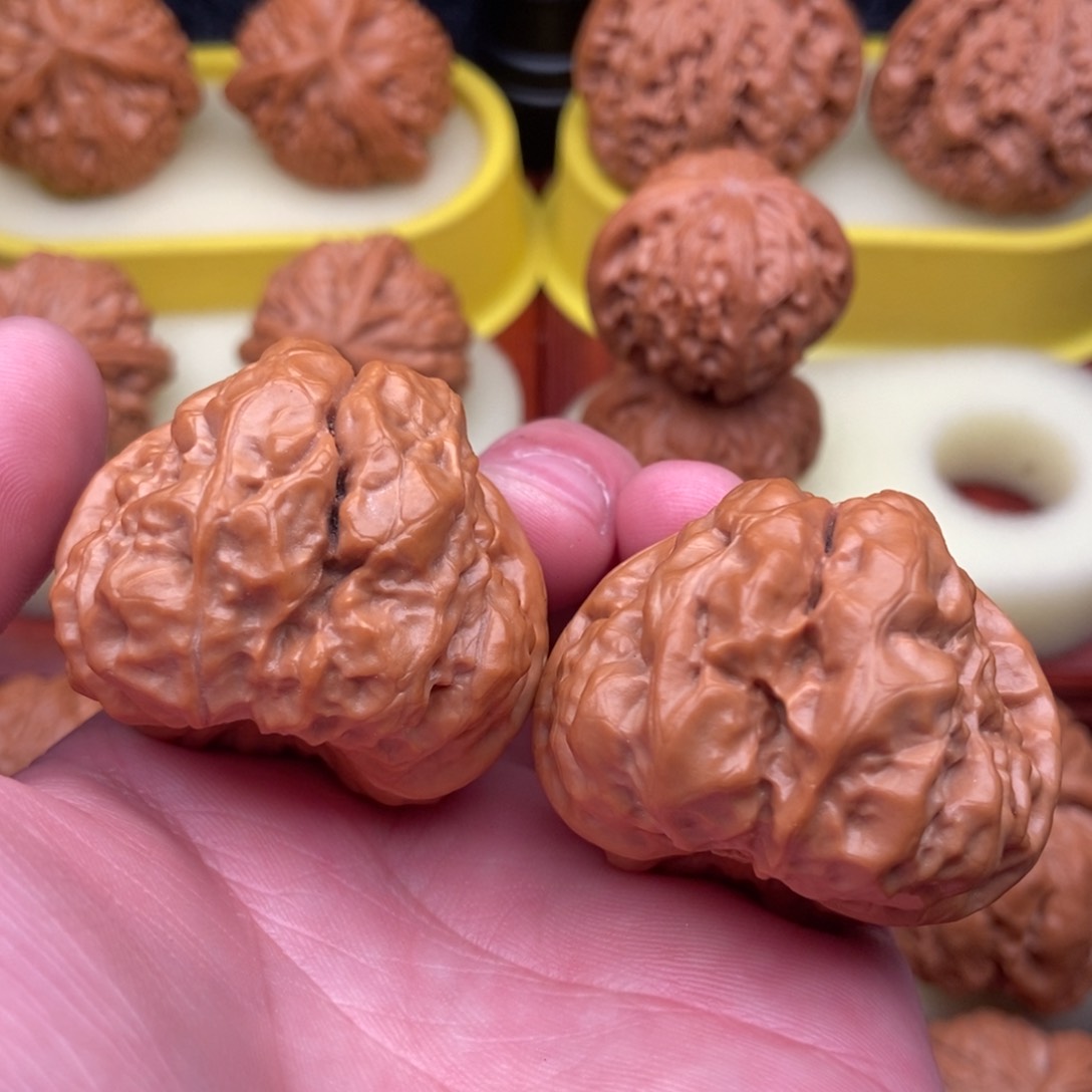 文玩核桃把件延庆金蟾41+