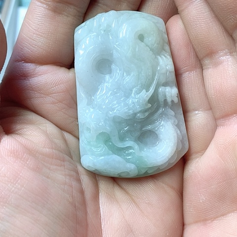 翡翠颈饰未镶嵌天然缅甸翡翠a货