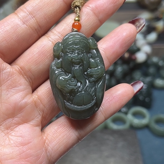 和田玉挂件未镶嵌