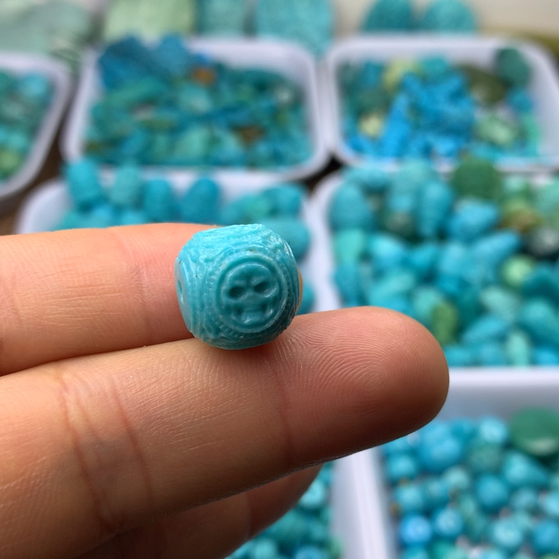 绿松石未镶嵌吊坠(不含链)12