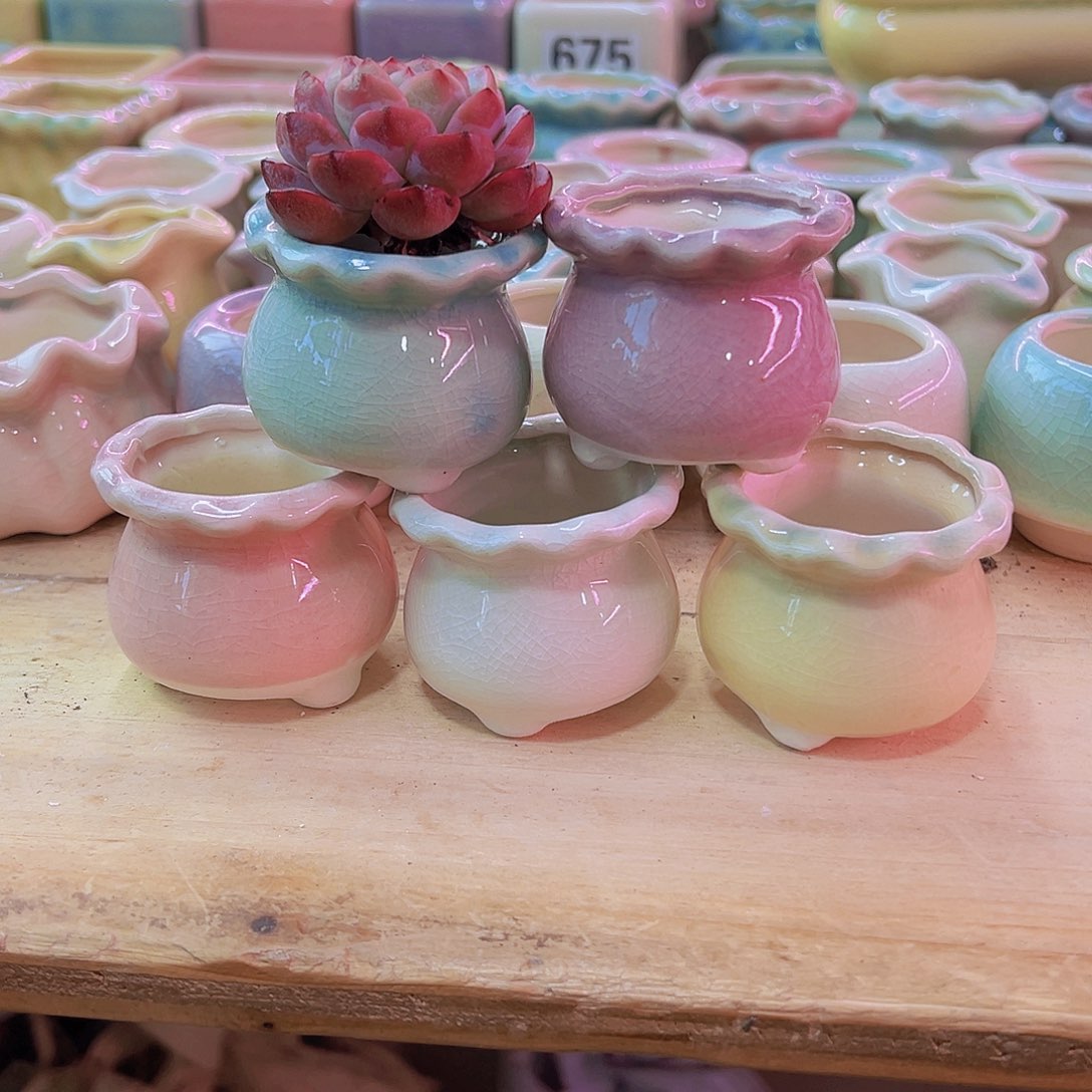 陶瓷花盆当场凑满12包邮