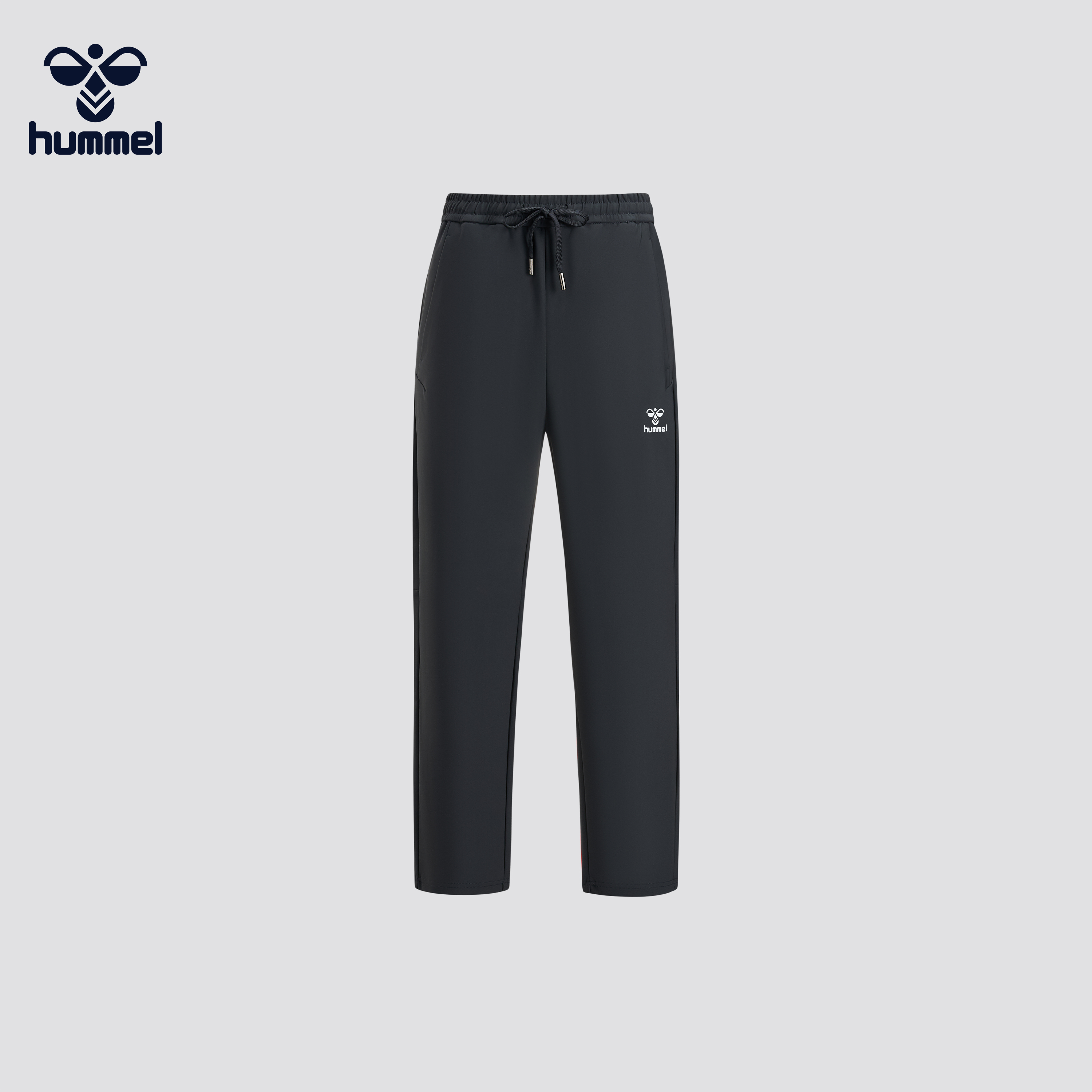 HUMMEL休闲运动直筒长裤户外跑步健身训练速干运动裤后腰口袋