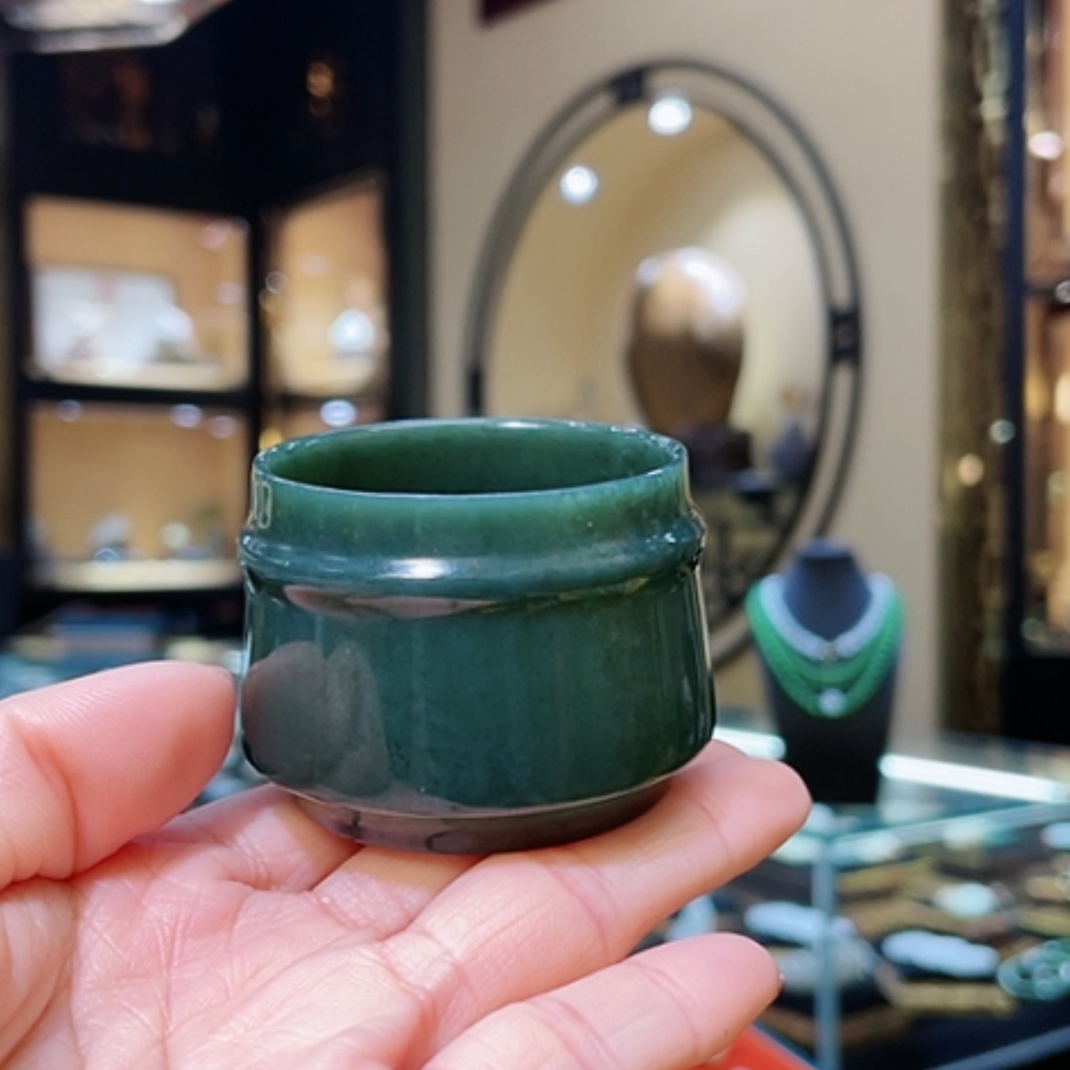 【闪购商品】和田玉未镶嵌茶杯/酒杯