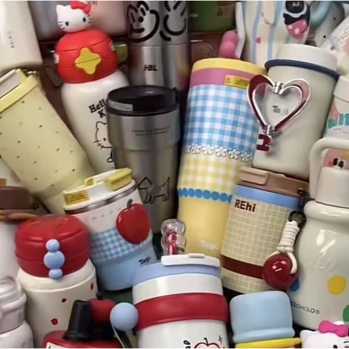 开口笑系列保温杯水杯