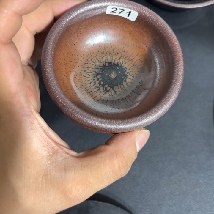 黄***场茶盏渐行渐远渐无书建盏271