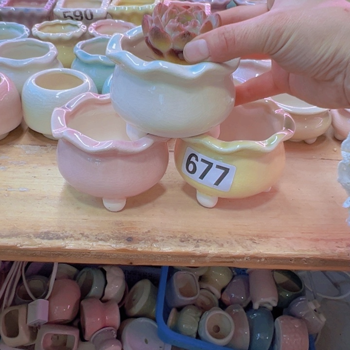 陶瓷花盆当场凑满12包邮